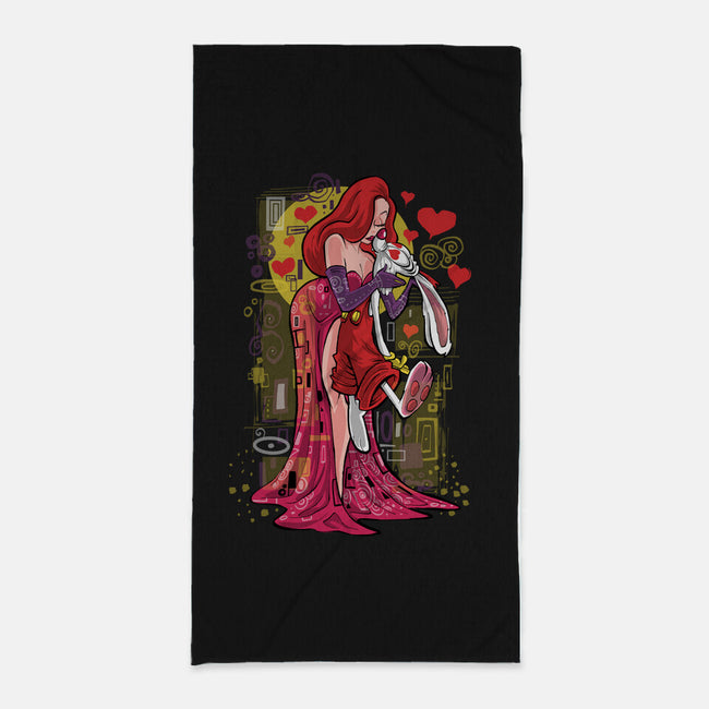 Animated Kiss-None-Beach-Towel-zascanauta