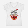 Neighbors Ramen-Womens-V-Neck-Tee-Tri haryadi