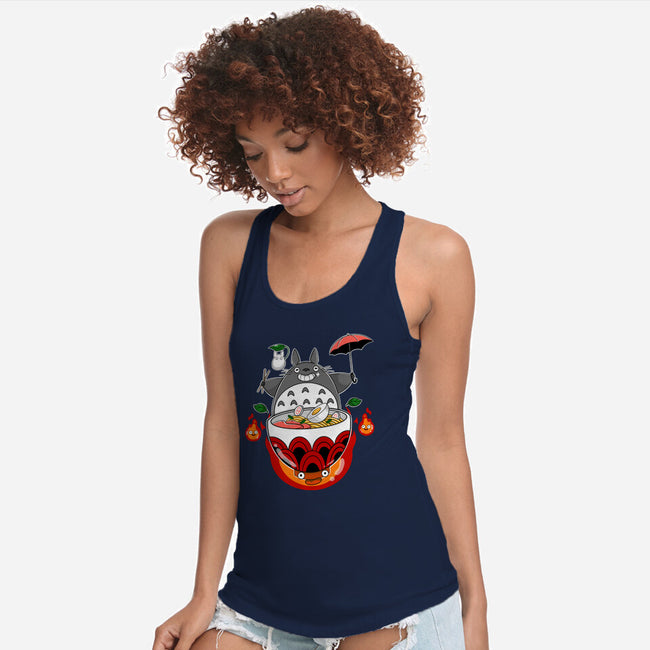 Neighbors Ramen-Womens-Racerback-Tank-Tri haryadi