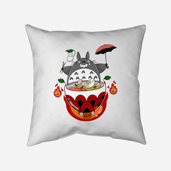 Neighbors Ramen-None-Removable Cover-Throw Pillow-Tri haryadi