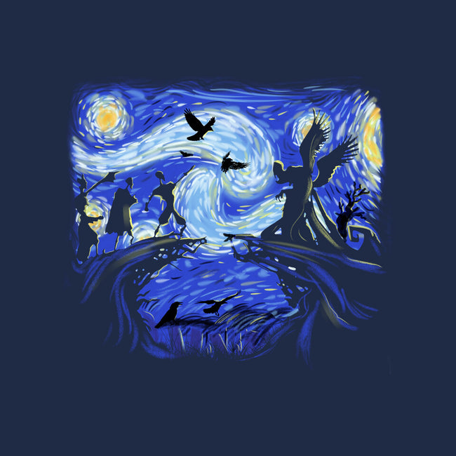 Deathly Hallow Starry Night-Baby-Basic-Tee-fanfabio