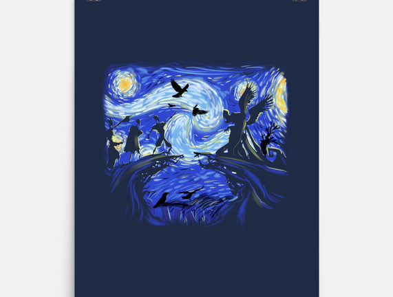 Deathly Hallow Starry Night