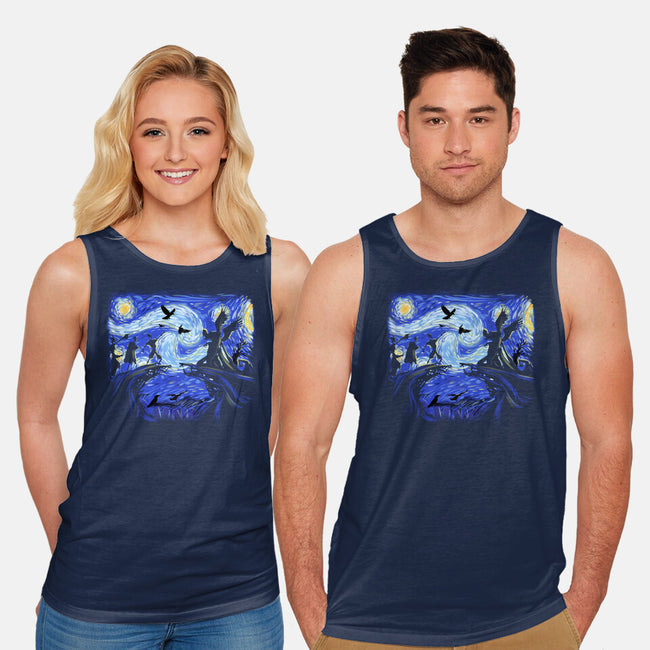 Deathly Hallow Starry Night-Unisex-Basic-Tank-fanfabio