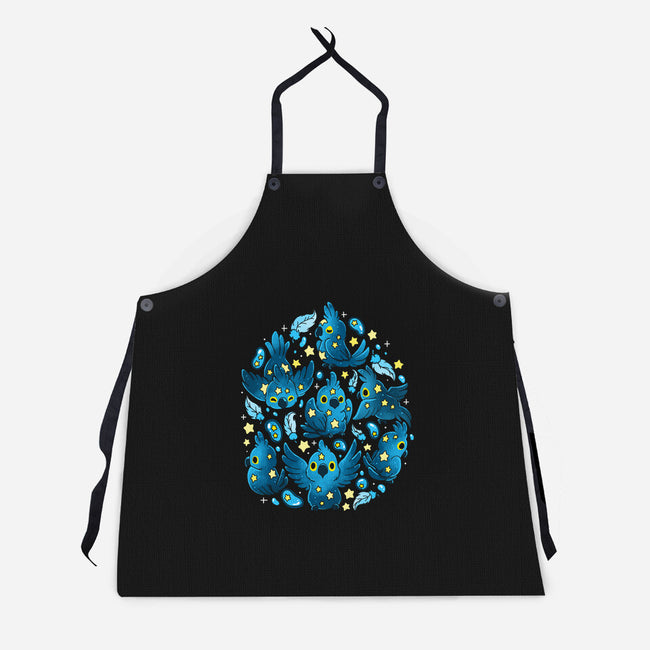 Parrot Stars-Unisex-Kitchen-Apron-Vallina84