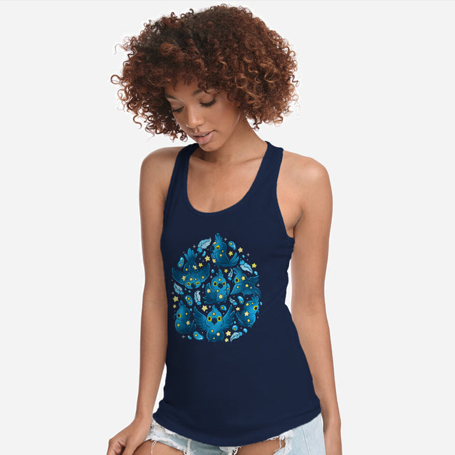 Parrot Stars-Womens-Racerback-Tank-Vallina84