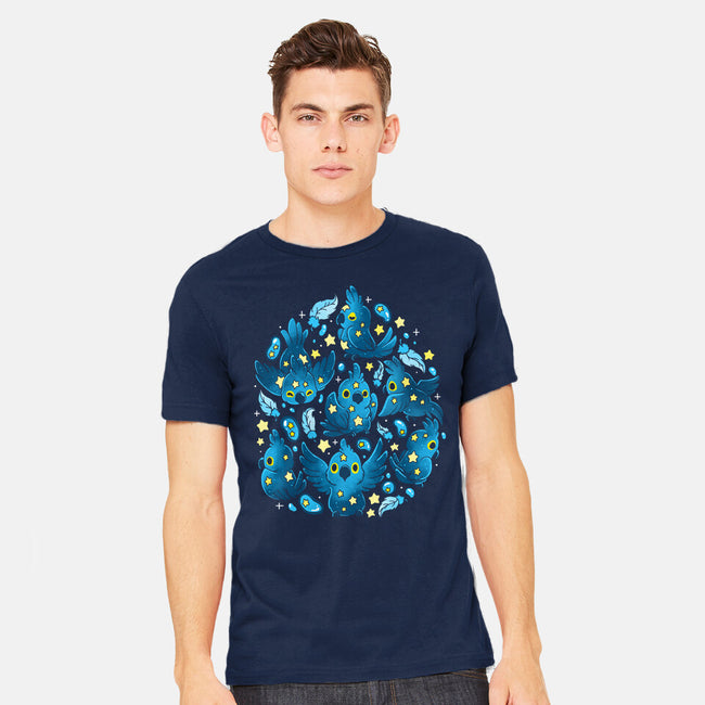 Parrot Stars-Mens-Heavyweight-Tee-Vallina84