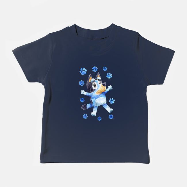 Dog Splash-Baby-Basic-Tee-nickzzarto