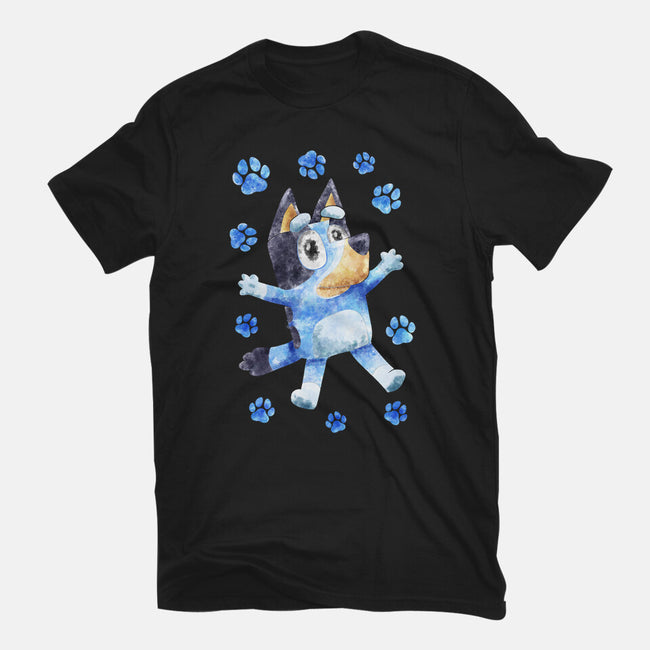 Dog Splash-Womens-Basic-Tee-nickzzarto