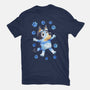 Dog Splash-Womens-Fitted-Tee-nickzzarto