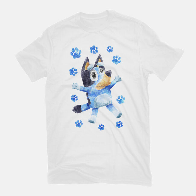 Dog Splash-Mens-Basic-Tee-nickzzarto