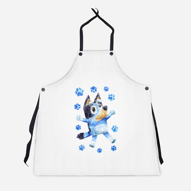 Dog Splash-Unisex-Kitchen-Apron-nickzzarto