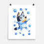 Dog Splash-None-Matte-Poster-nickzzarto