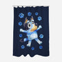 Dog Splash-None-Polyester-Shower Curtain-nickzzarto