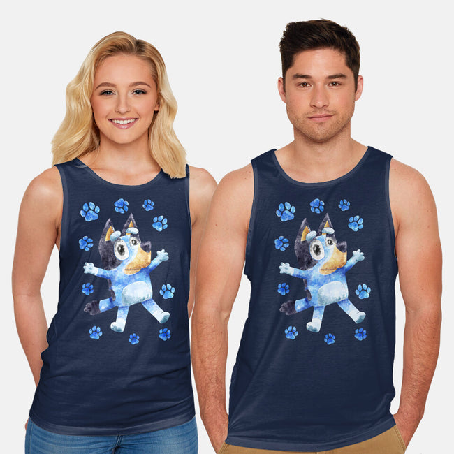 Dog Splash-Unisex-Basic-Tank-nickzzarto