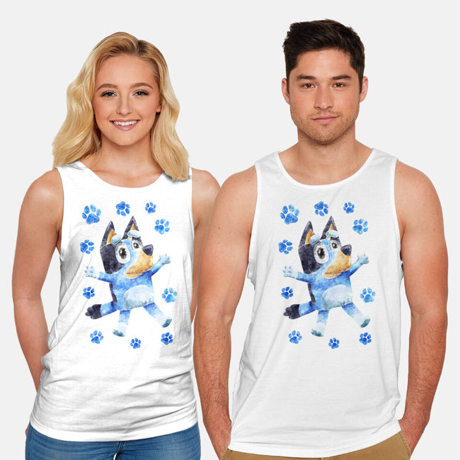 Dog Splash-Unisex-Basic-Tank-nickzzarto