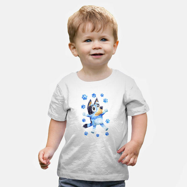 Dog Splash-Baby-Basic-Tee-nickzzarto