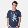 Dog Splash-Mens-Basic-Tee-nickzzarto