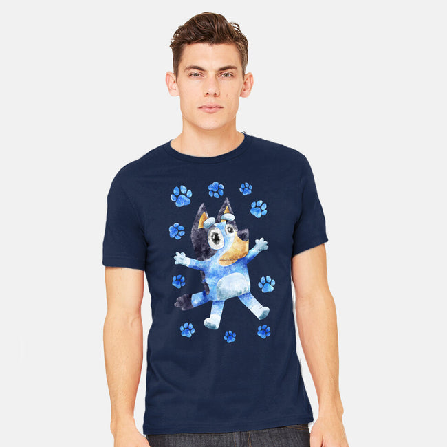 Dog Splash-Mens-Heavyweight-Tee-nickzzarto