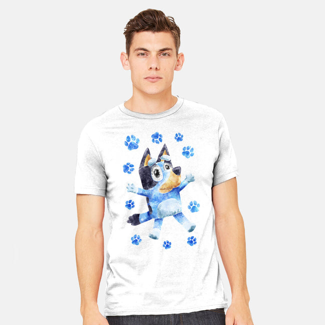 Dog Splash-Mens-Heavyweight-Tee-nickzzarto