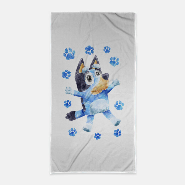 Dog Splash-None-Beach-Towel-nickzzarto