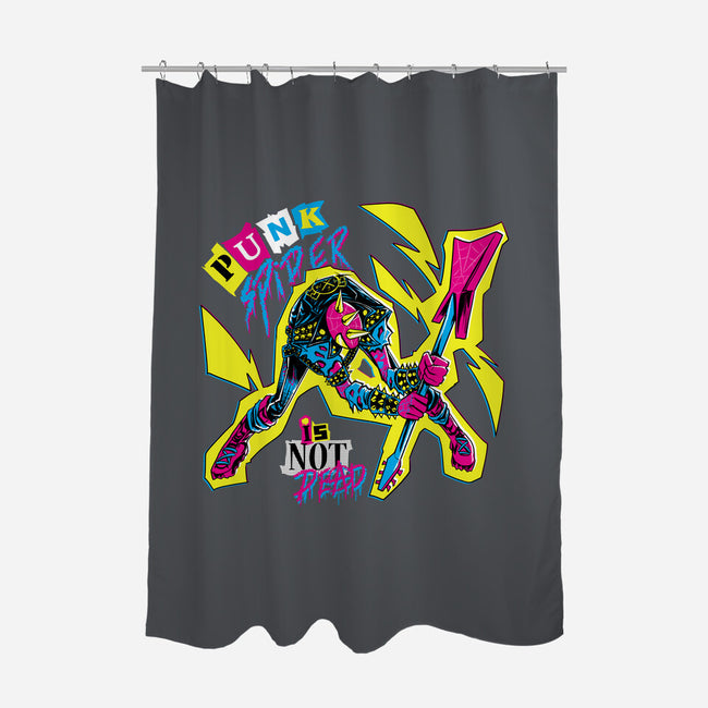 Punk Spider-None-Polyester-Shower Curtain-Nihon Bunka