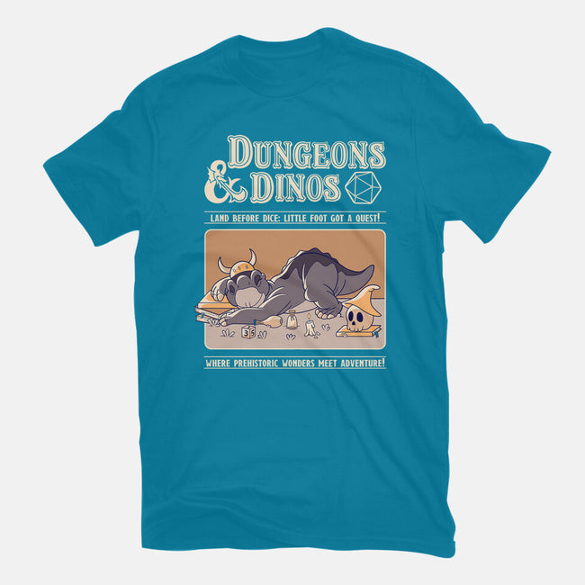 Dungeons & Dinos-Unisex-Basic-Tee-leepianti