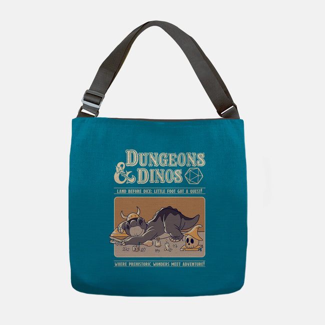 Dungeons & Dinos-None-Adjustable Tote-Bag-leepianti