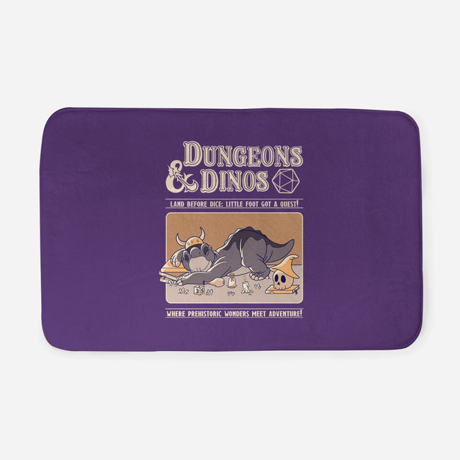 Dungeons & Dinos-None-Memory Foam-Bath Mat-leepianti