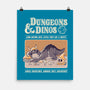 Dungeons & Dinos-None-Matte-Poster-leepianti