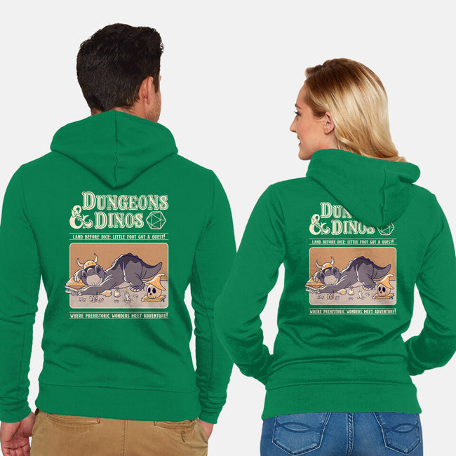 Dungeons & Dinos-Unisex-Zip-Up-Sweatshirt-leepianti