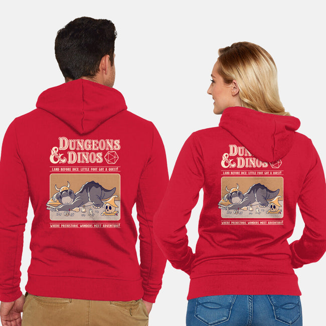 Dungeons & Dinos-Unisex-Zip-Up-Sweatshirt-leepianti