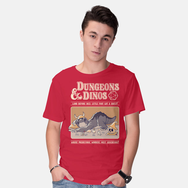 Dungeons & Dinos-Mens-Basic-Tee-leepianti