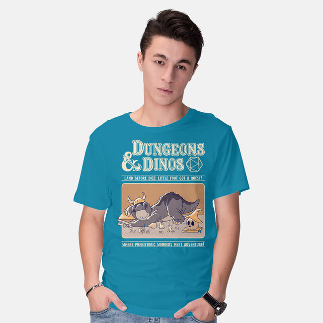 Dungeons & Dinos-Mens-Basic-Tee-leepianti