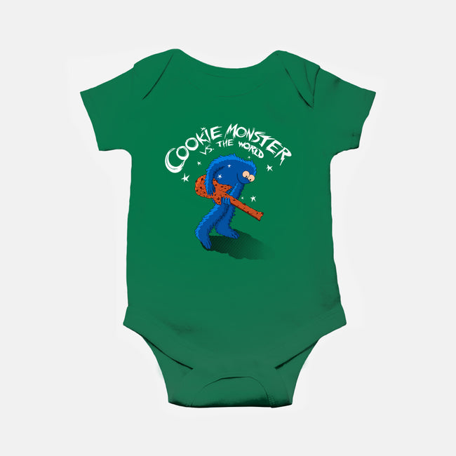 Cookie Vs The World-Baby-Basic-Onesie-leepianti