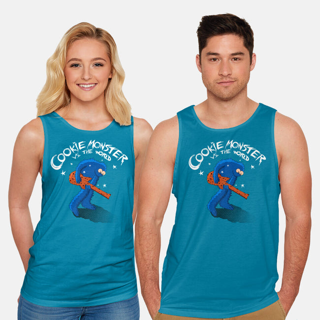 Cookie Vs The World-Unisex-Basic-Tank-leepianti