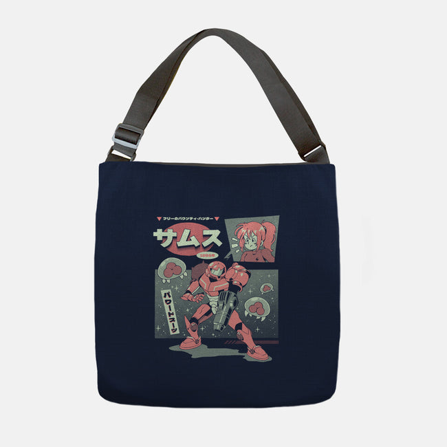 Bounty Hunter From Space-None-Adjustable Tote-Bag-ilustrata