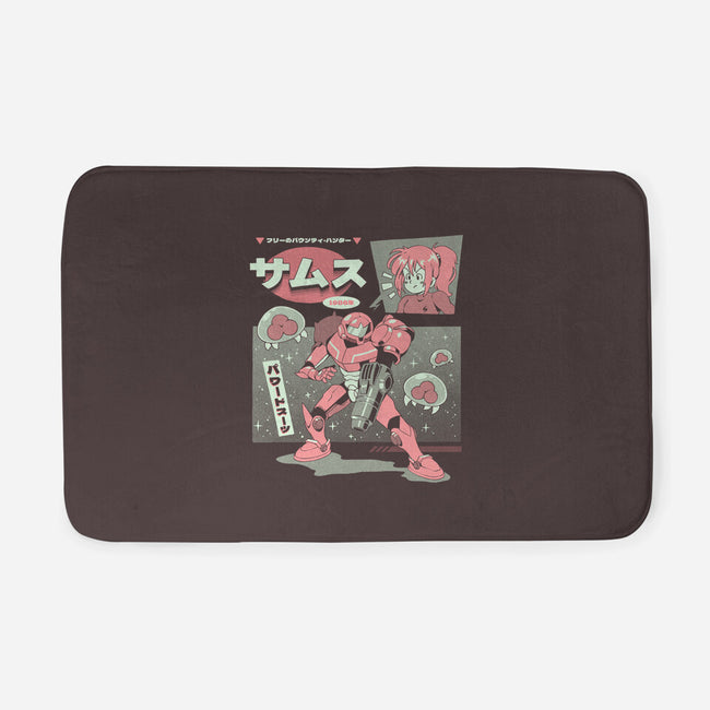 Bounty Hunter From Space-None-Memory Foam-Bath Mat-ilustrata