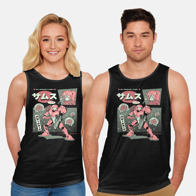 Bounty Hunter From Space-Unisex-Basic-Tank-ilustrata