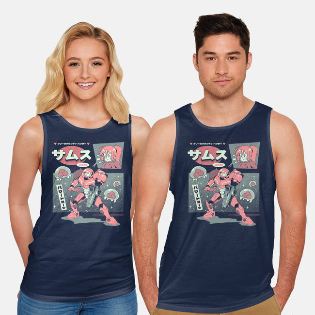 Bounty Hunter From Space-Unisex-Basic-Tank-ilustrata