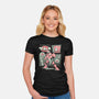 Bounty Hunter From Space-Womens-Fitted-Tee-ilustrata