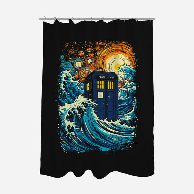 The Great Tardis-None-Polyester-Shower Curtain-kharmazero