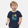 The Great Tardis-Baby-Basic-Tee-kharmazero