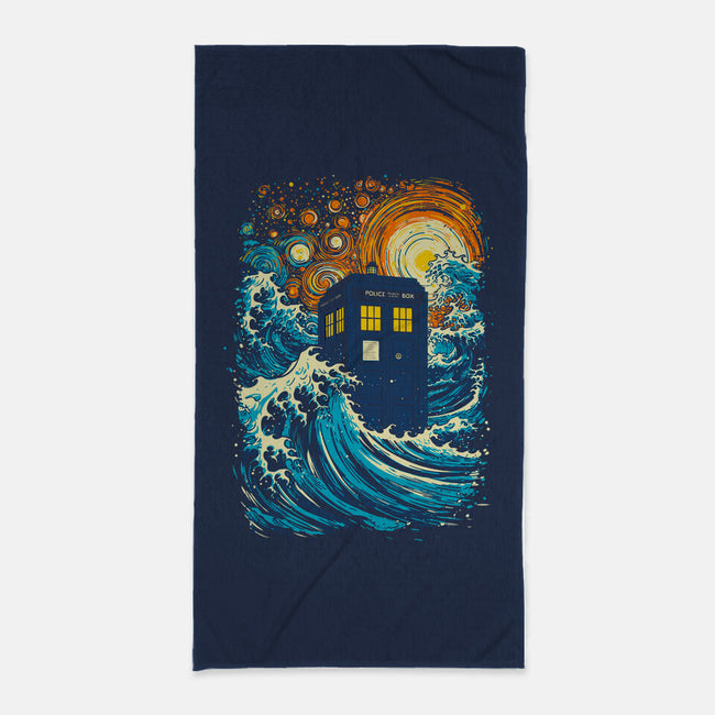 The Great Tardis-None-Beach-Towel-kharmazero