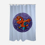 Spiderbluey-None-Polyester-Shower Curtain-nickzzarto