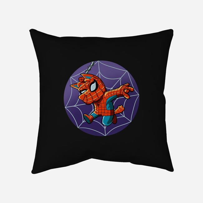 Spiderbluey-None-Removable Cover-Throw Pillow-nickzzarto