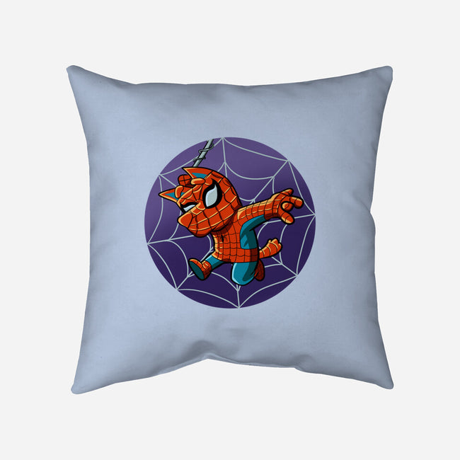 Spiderbluey-None-Removable Cover-Throw Pillow-nickzzarto