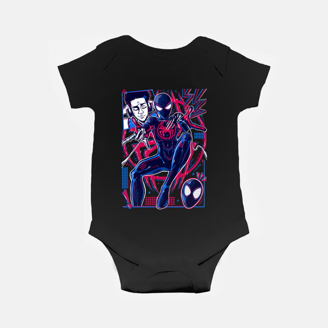 Spiderman Miles Morales-Baby-Basic-Onesie-Panchi Art