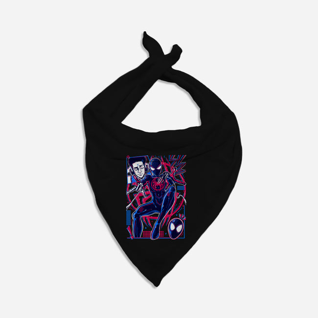 Spiderman Miles Morales-Dog-Bandana-Pet Collar-Panchi Art