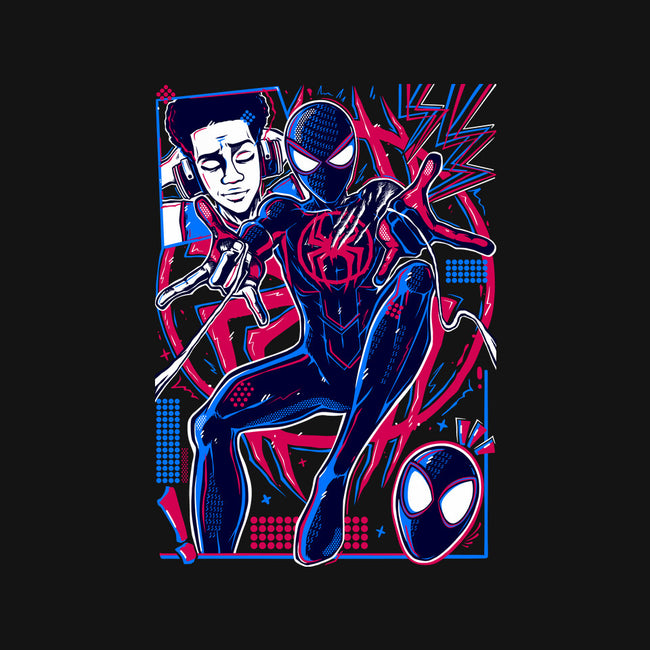 Spiderman Miles Morales-Womens-Racerback-Tank-Panchi Art