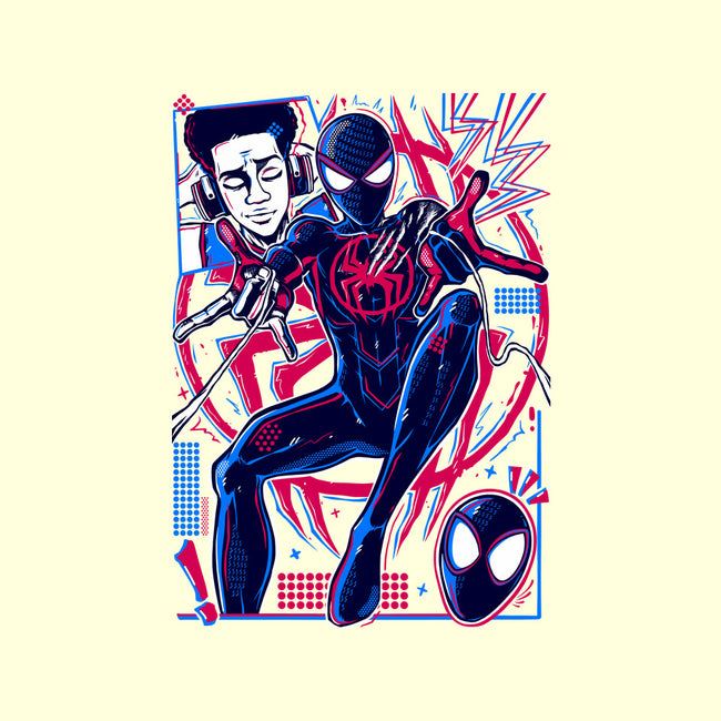 Spiderman Miles Morales-Mens-Basic-Tee-Panchi Art